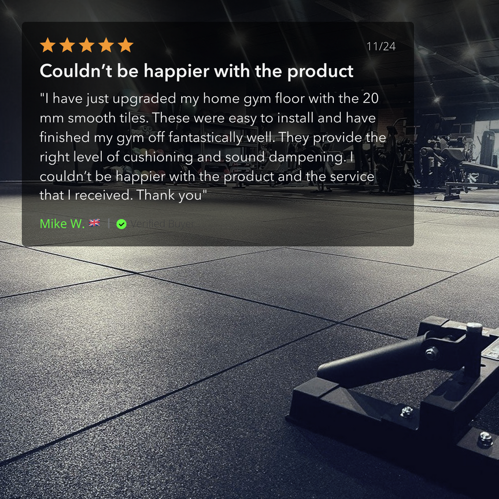 20mm Heavy-Duty Rubber Gym Flooring
