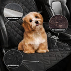 Dog Car Seat Cover for Cars Suvs Trucks, Thicked 600D Oxford Heavy Duty Waterproof Front Car Seat Covers for Dogs Durable Nonslip Padded Pet Car Seat Protector with Side Flaps, 2 Pack