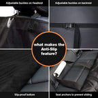 Dog Car Seat Cover for Cars Suvs Trucks, Thicked 600D Oxford Heavy Duty Waterproof Front Car Seat Covers for Dogs Durable Nonslip Padded Pet Car Seat Protector with Side Flaps, 2 Pack