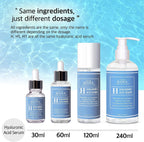 Pure Hyaluronic Acid 1% Powder Serum for Face 10,000 Ppm - anti Ageing + Fine Line + Intense Hydration + Face Moisturiser + Visibly Plumped Skin + Prevent Bladder Pain (4Fl Oz)