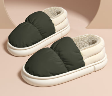 Padded House Slippers with Thick Sole