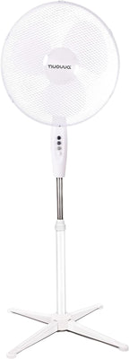 PEDESTAL COOLING FAN DESK FANS ADJUSTABLE STAND STANDING HOME OFFICE by Nuovva