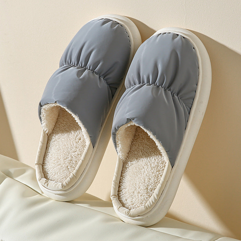 Padded House Slippers with Thick Sole