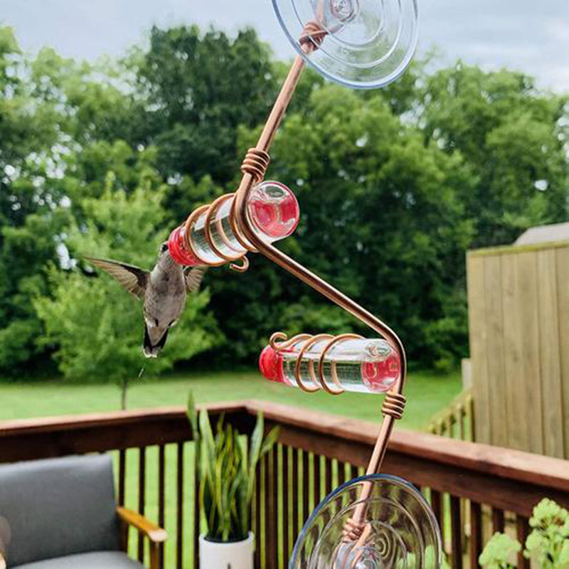 Hummingbird Feeder with Suction Cup — Easy Clean