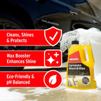 MO-05674 California Gold Carnauba Wash and Wax Car Shampoo, 64 Oz.