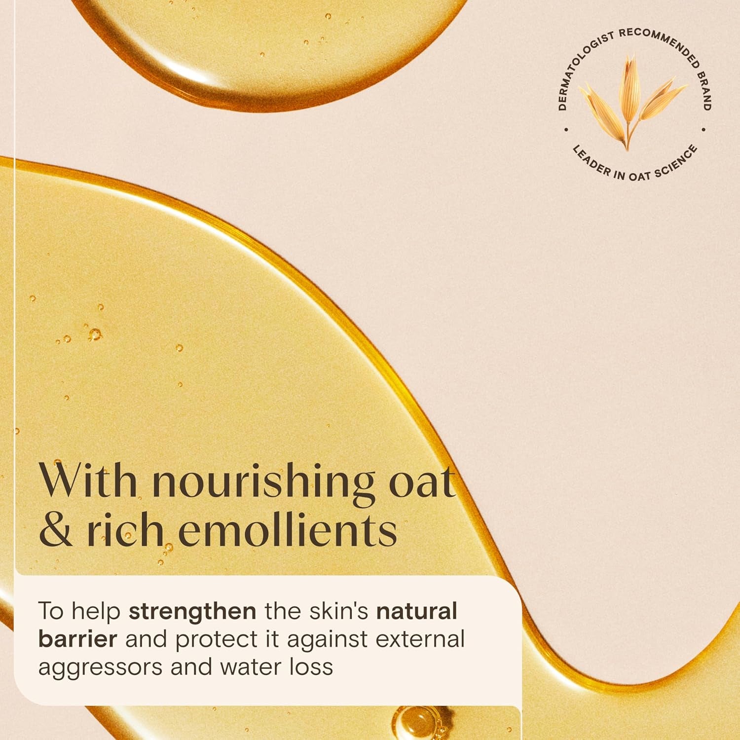 Daily Moisturising Body Wash, with Soothing Oat, Suitable for Sensitive Skin, Gently Cleanses and Nourishes, Soap-Free, Lightly Scented, 300Ml