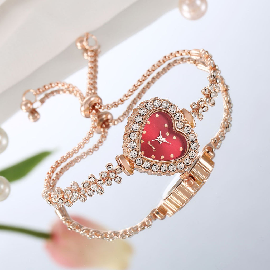 Diamond Flower Chain Women's Watch