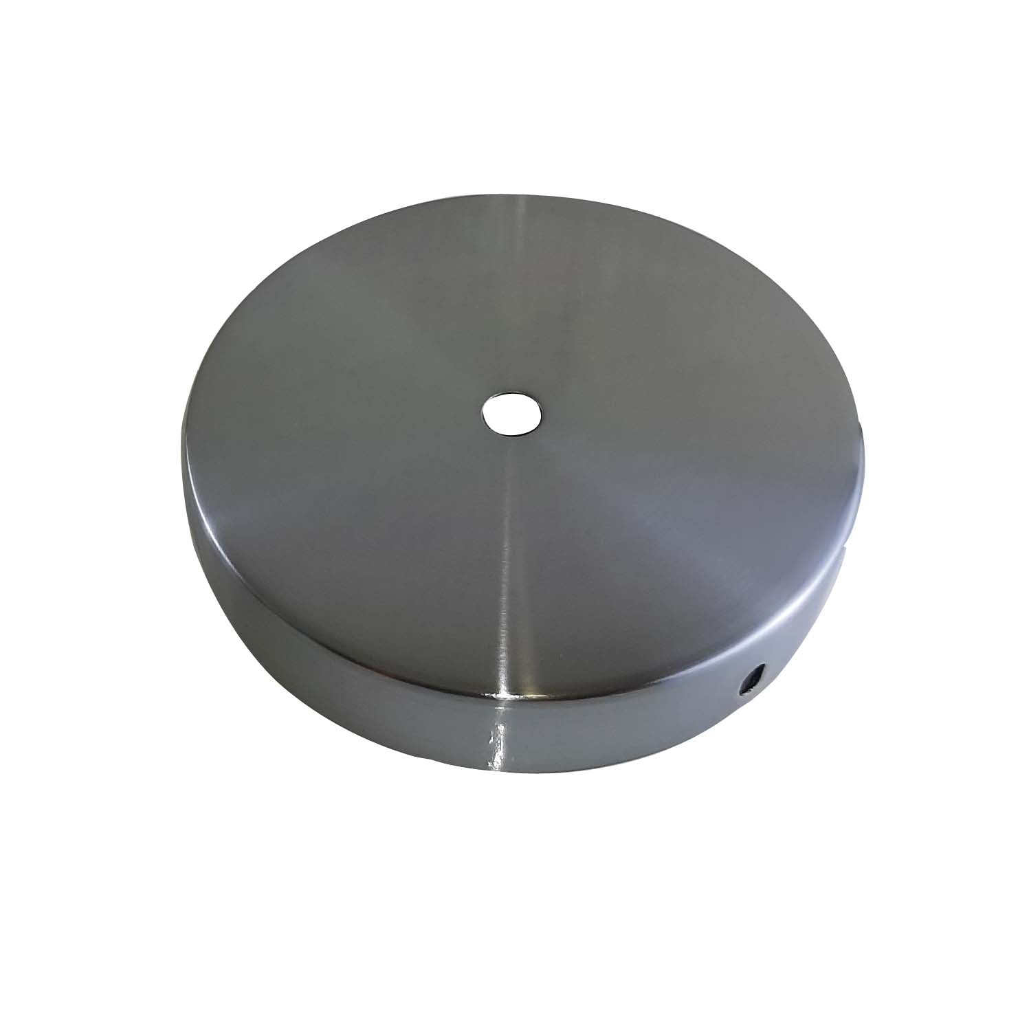 Satin Nickel Multi-Outlet Ceiling Rose — 120mm