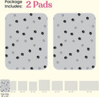 Quick-Dry Washable Pee Pads for Dogs - 2-Pack Superior Reusable Puppy Pads - 100% Waterproof Dog Pee Pad - Protects against Urine Leakage, Non-Slip Grip Prevents Slipping and Bunching