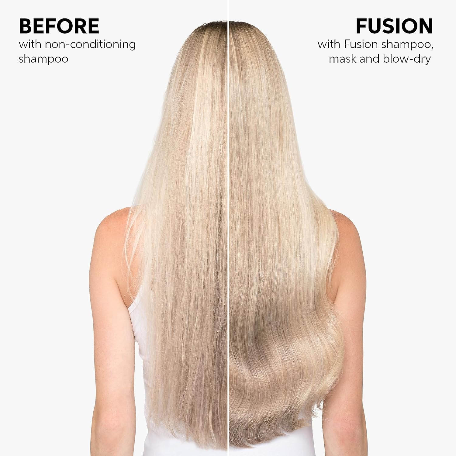 Fusion Intense Repair Shampoo - Intense Repair Detangling Shampoo for Dry & Damaged Hair - Smoothening, Boost Shine & Protect Hair against Breakage