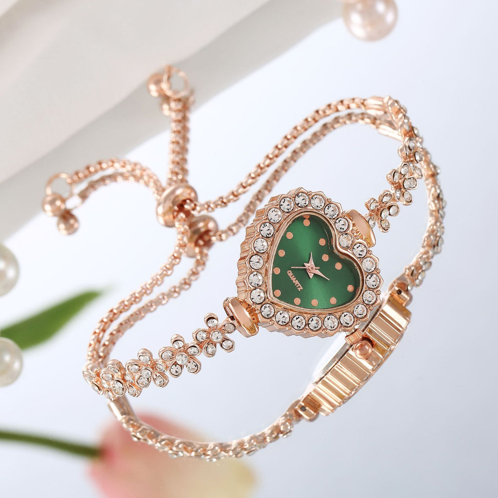Diamond Flower Chain Women's Watch