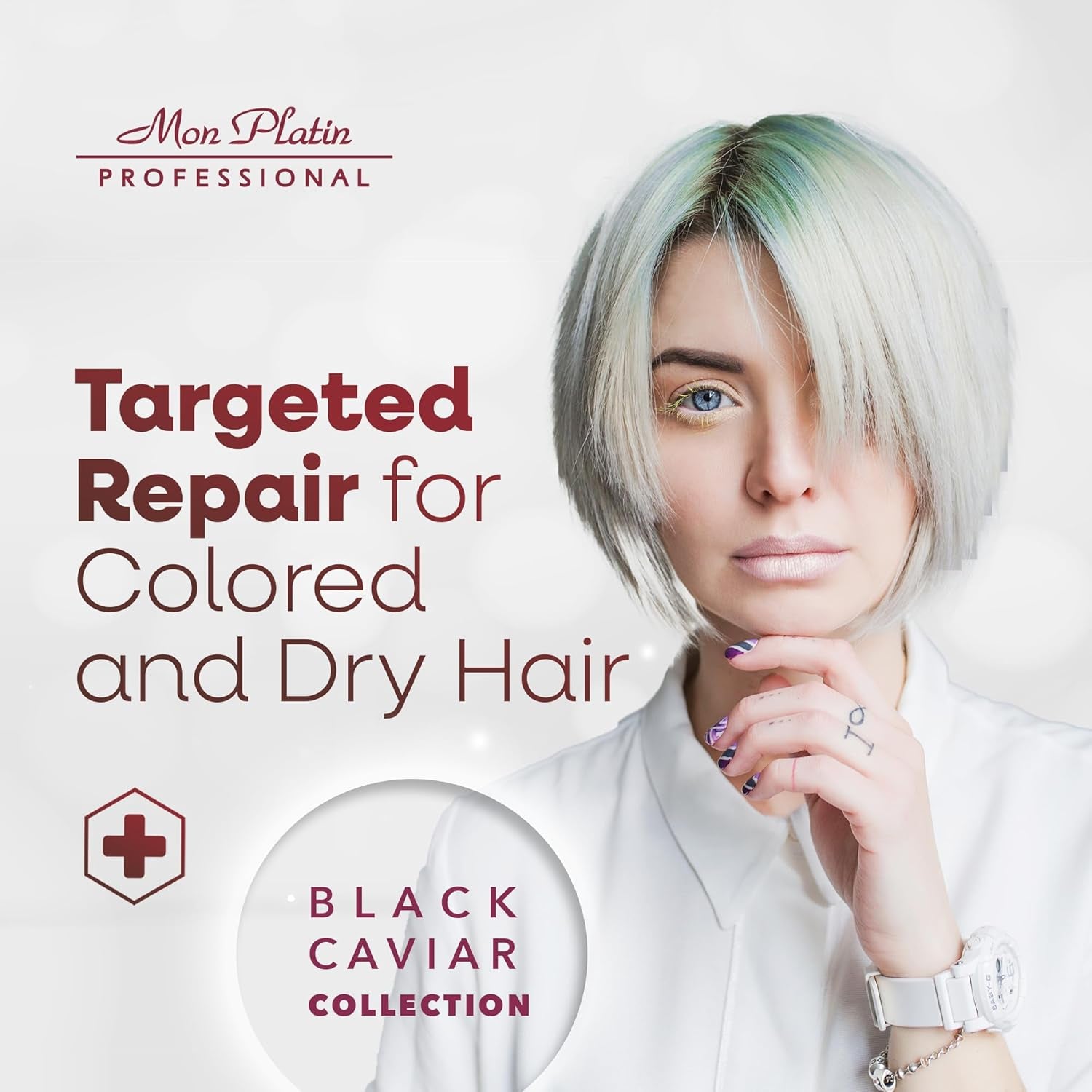 Black Caviar Hair Mask with Natural Silk Protein for Dry, Colored Hair, Enriched with Black Caviar, Hair Mask for Damaged Hair, Deep Conditioning Hair Mask, Sls/Salt Free 100ML