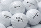 Mixed Golf Ball Brands, Mint/ 5A/ AAAAA Quality, 48 Pack, White