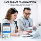 Translator Earbuds 150 Languages Real Time Translation Bluetooth 5.4 Headset US