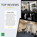 30mm Sprung PRO Rubber Gym Floor Tile