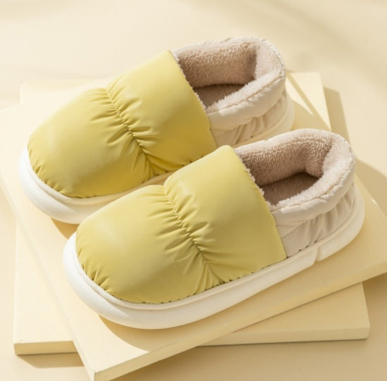 Padded House Slippers with Thick Sole