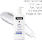 Norwegische Formel Bodylotion, Deep Moisture Sensitive, Parfümfrei, Für Sensible Trockene Haut, 400Ml