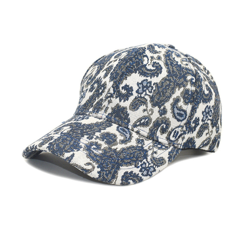 Paisley Print Baseball Cap