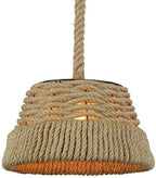 Rustic Hemp Rope Pendant Shade — 40cm