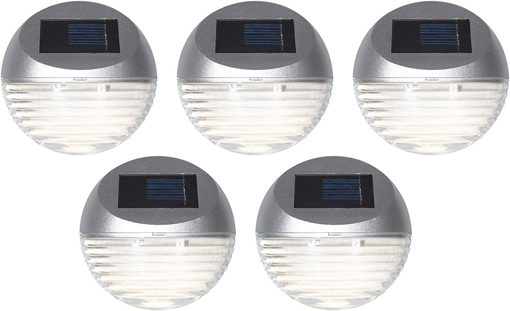 3 X Solar Led Step Fence Wall Path Lights Outdoor Garden Lights Waterproof Auto