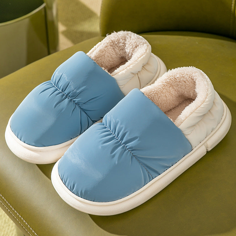Padded House Slippers with Thick Sole
