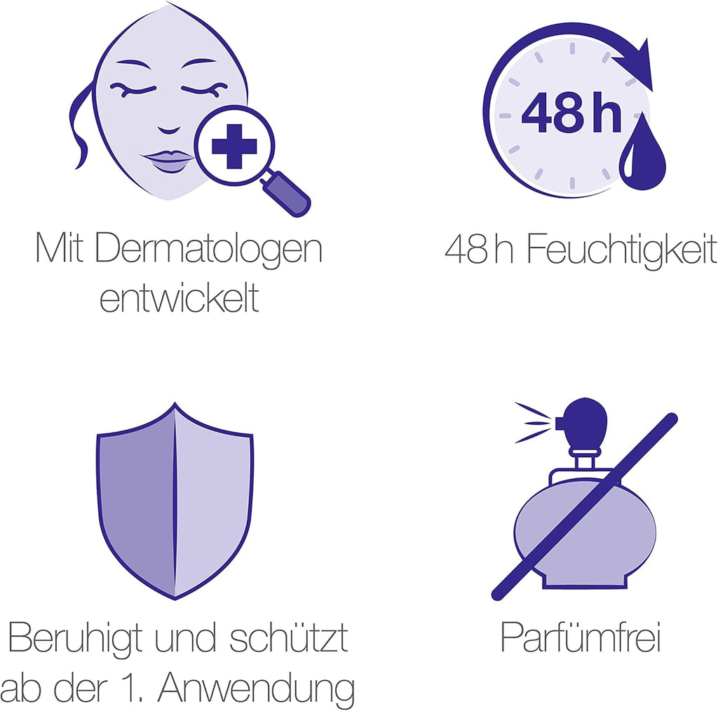 Norwegische Formel Bodylotion, Deep Moisture Sensitive, Parfümfrei, Für Sensible Trockene Haut, 400Ml