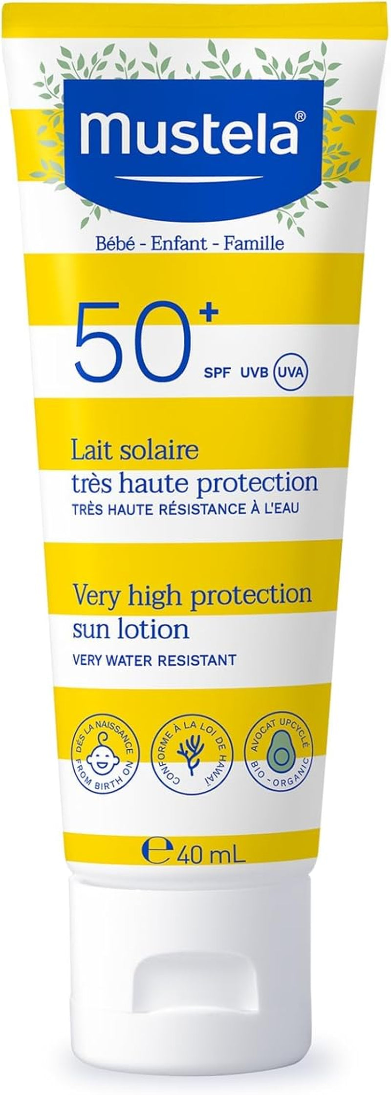 Very High Protection SPF 50+ Sun Lotion for the Face, 40 Ml