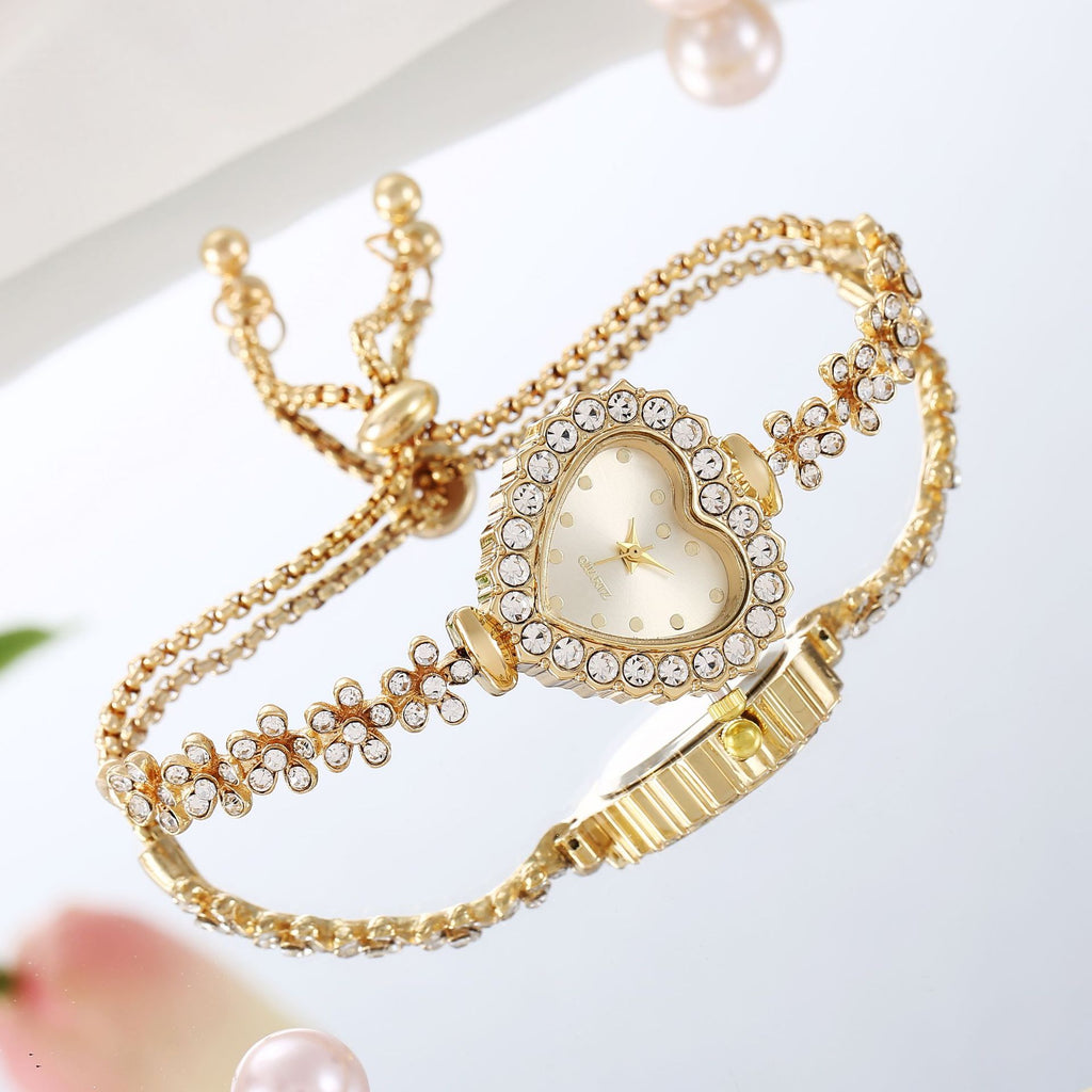 Diamond Flower Chain Women's Watch