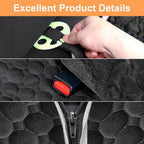 Dog Car Seat Cover for Back Seat, 2026 Upgraded 600D Heavy Duty Waterproof & Scratch-Resistant Dog Hammock for Car, Back Seat Pet Cover for Dogs with Sedan, Trucks and Suvs, Standard, Black