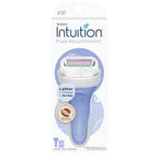Intuition Pure Nourishment Razor for Women with 2 Moisturizing Razor Blade Refills with Coconut Milk and Almond Oil