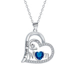 Mom Heart Pendant Necklace