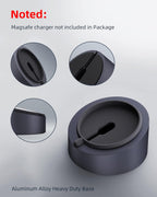 Mag- Safe Charger Stand for 25W/15W Magsafe Charger Heavy-Duty Premium Metal Holder Base Desktop Tablet Mount for Iphone 17/16 Pro /16/15 Pro/15/14/13/12 -Grey