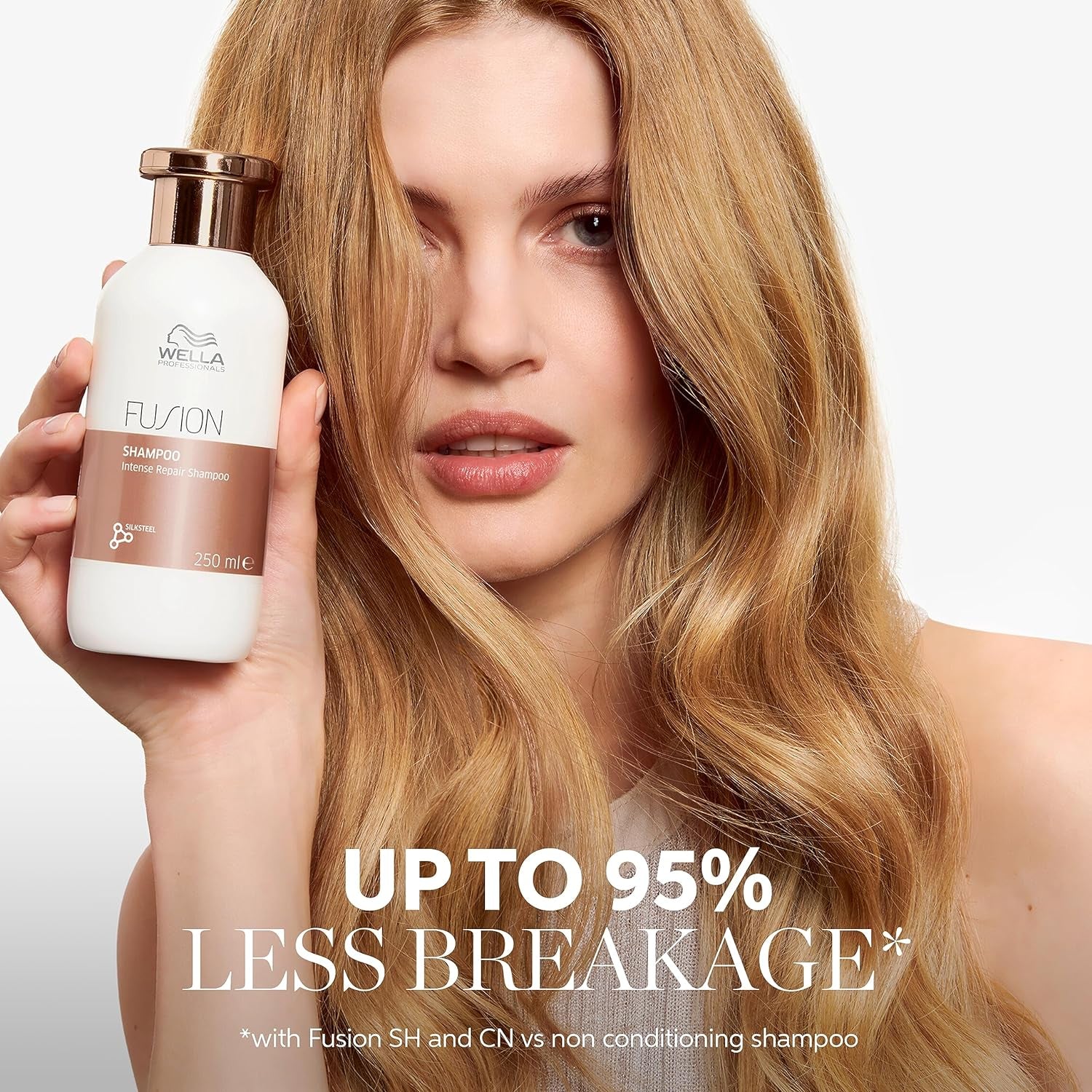Fusion Intense Repair Shampoo - Intense Repair Detangling Shampoo for Dry & Damaged Hair - Smoothening, Boost Shine & Protect Hair against Breakage