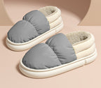 Padded House Slippers with Thick Sole