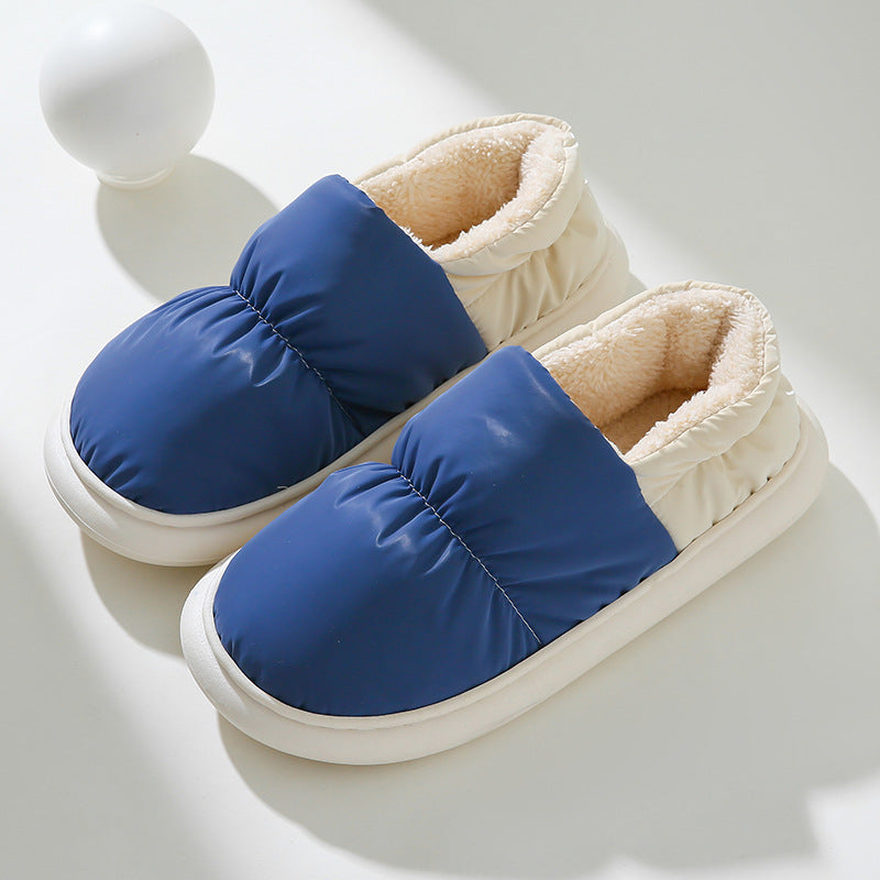 Padded House Slippers with Thick Sole