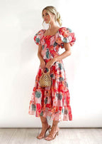 Women'S Dress off Shoulder High Waist Dress