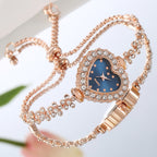 Diamond Flower Chain Women's Watch