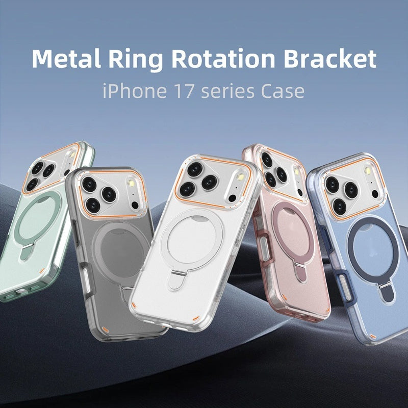 Magnetic Matte Phone Case with Stand — iPhone 17 Pro/Max
