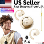 Translator Earbuds 150 Languages Real Time Translation Bluetooth 5.4 Headset US