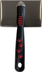 Paw Brothers Soft Pin Flat Slicker Brush for Dogs, Professional Grade Brush for Large Dogs, Coated Tips, Gentle on Skin, Remove Tangles and Mats, Maximum Coverage, X-Large