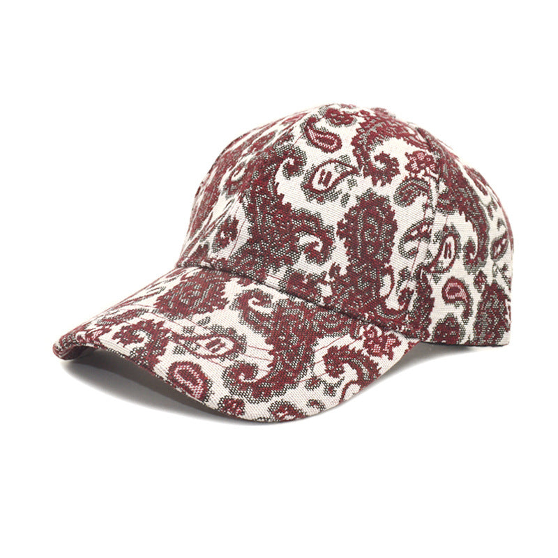 Paisley Print Baseball Cap