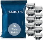 Razor Blades Men, Pack of 10 Razor Blade Refills with Precision Trimmer, 5 Anti-Friction Blades, Suitable for Mailbox