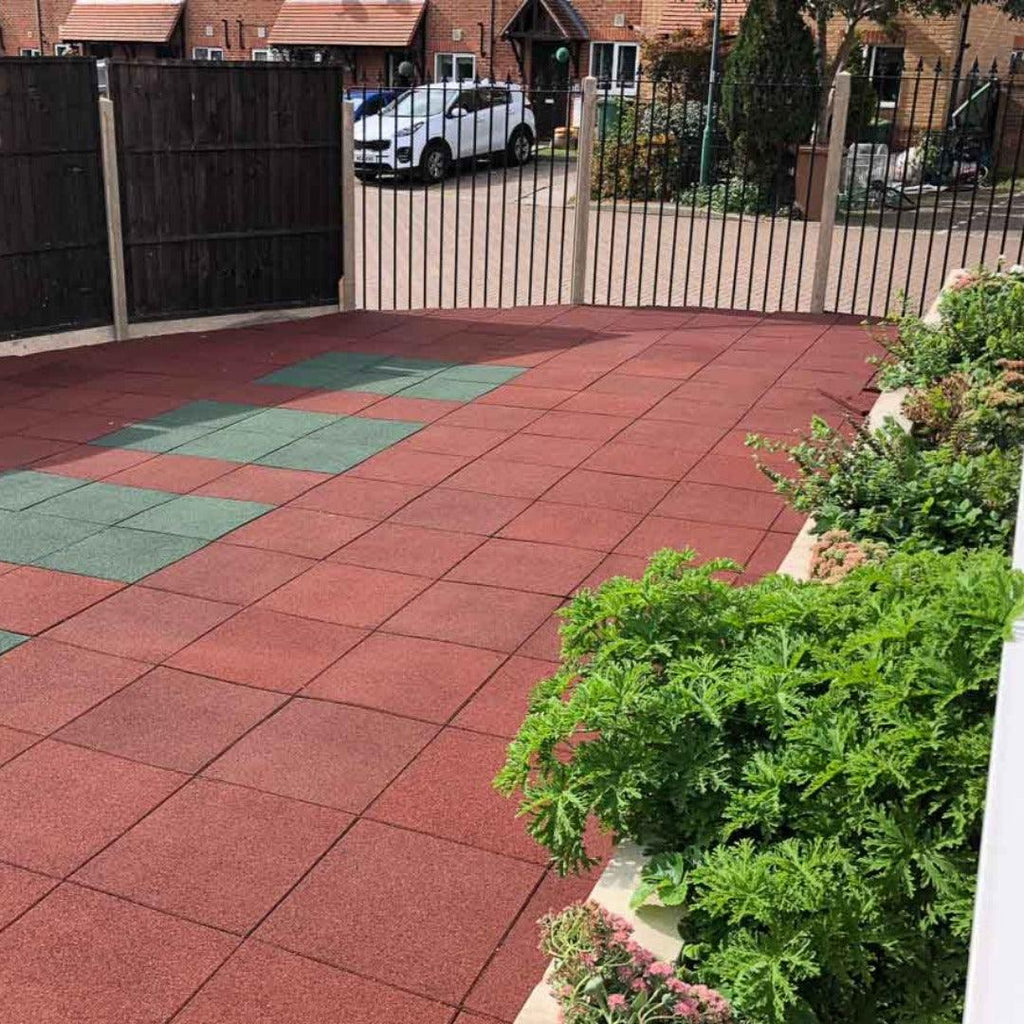 Rubber Paving Slabs — Outdoor Surfacing