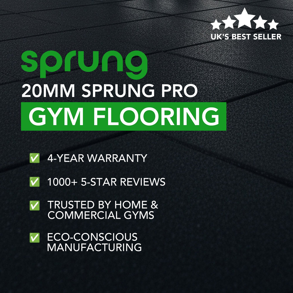 20mm Heavy-Duty Rubber Gym Flooring