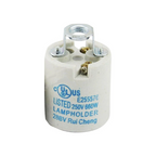 White Ceramic E27 Pendant Lamp Holder