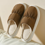 Padded House Slippers with Thick Sole