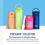 12-Ounce Funtainer Bottle, Blue