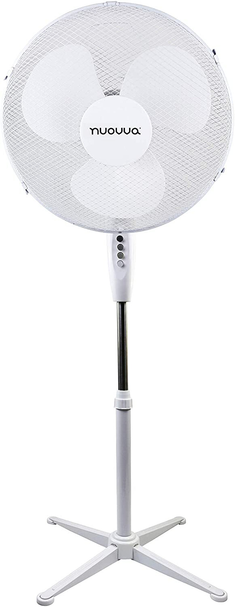 PEDESTAL COOLING FAN DESK FANS ADJUSTABLE STAND STANDING HOME OFFICE by Nuovva