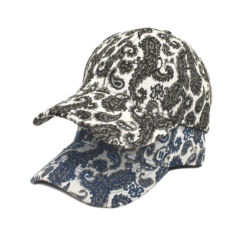 Paisley Print Baseball Cap