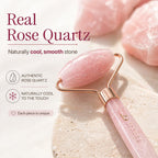 Rose Quartz Face Roller - Relaxation Gifts for Women, Skin Care Tools for Fine Lines and Wrinkles, Teenage Girl Gifts, Beauty Gift Ideas, Face Massager Tools, Facial Tool, Self Care Gift for Women